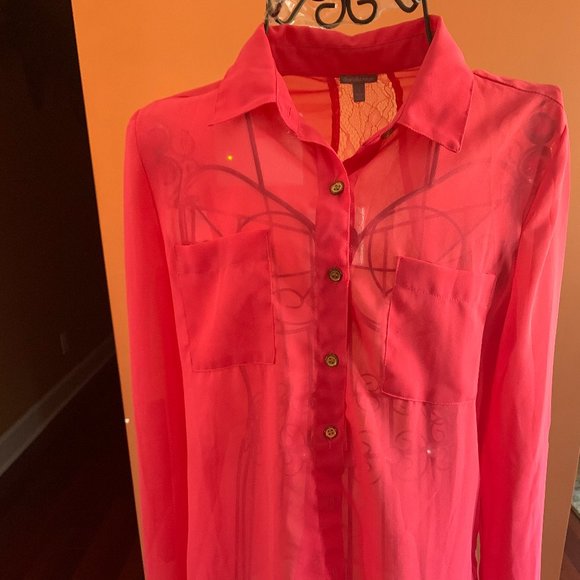 Charlotte Russe Laced Back Top - Picture 7 of 7